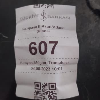 Adana Gazipaşa Vali Yolu İş Bankası Şubesi Müşteri Kovan Şube