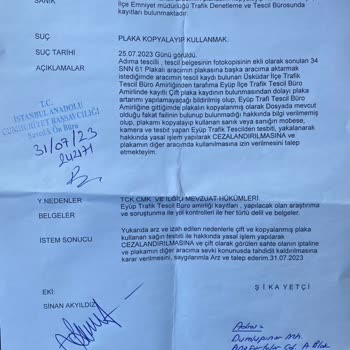 Emniyet Genel Müdürlüğü İkiz Plaka Tezgahı