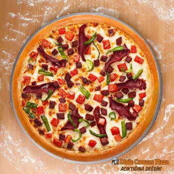 Little Caesars Pizza Görünümlü Boş Hamur Geldi
