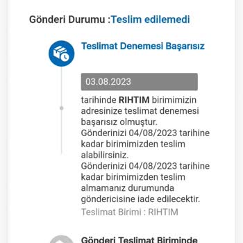 MNG Kargo Rıhtım Şubesi Bilgilendirme Yapmıyor Ve Telefonları Açmıyor
