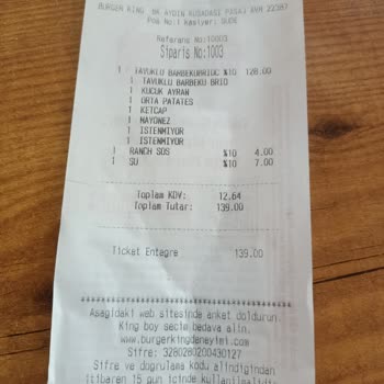 Burger King Yine Burgerimi Yanlış Yaptı