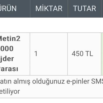 Epin.com.tr Epin Ödemesi Yapılmıyor.