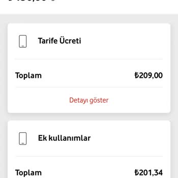 Vodafone Sınırsız Olmasına Rağmen Faturaya Yansıtılan Ekstra Ücretler!