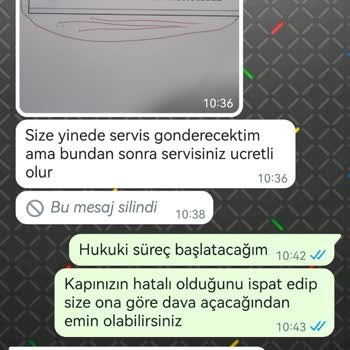Formet Çelik Kapı Ayıplı Ürün Hatalı Çelik Kapı