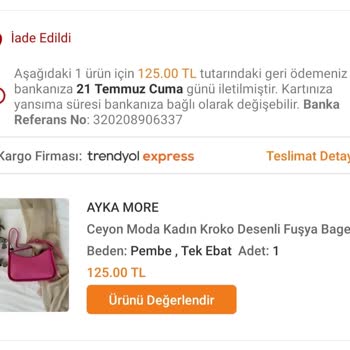 Garanti BBVA Garanti Trendyol İade Paramı Hesabıma Aktarma Yapmadı