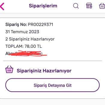 Gratis Mağazadan Teslim Sorunu