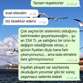 Limoya Değişim İade Saçmalığı