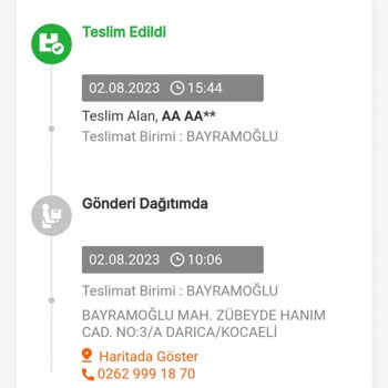 MNG Kargo Kargom Başka Birine Teslim Edildi