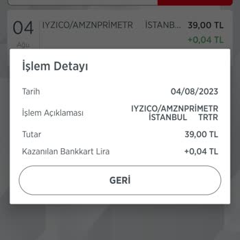 İznim Olmadan Amazon.com Kredi Kartım Dan Üyelik Aidatı Almış