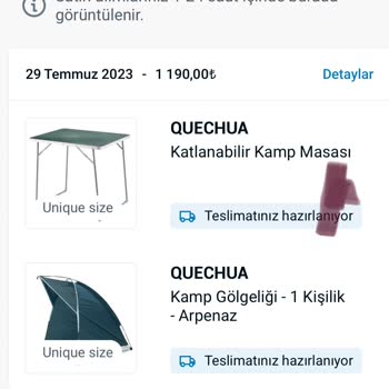 Decathlon Sipariş Alıyor Yollamıyor