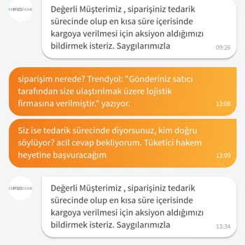 Yataş Ürün Teslimatı Yapılmadı