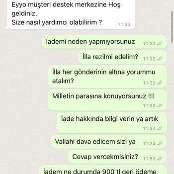 Eyyo İade Ücreti Yapmıyor