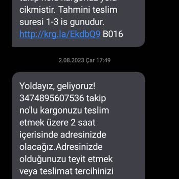 Aras Kargo Bereç Şubesi Eksik Ve Yanıltıcı Beyanı