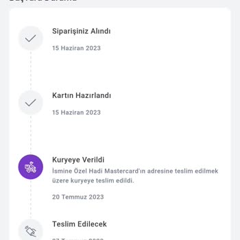 A101 Hadi Kartının Gelmemesi