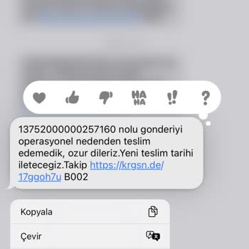 KARGOMsende Kargom Elime Ulaşmıyor