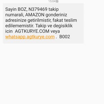 AGT Kurye Yine Siparişimi Getirmeden İptal Etti