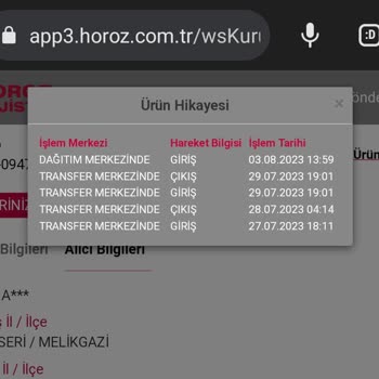 Vivense Horoz Lojistik İnsanları Mağdur Etmekten Başka Şey Yapmıyor!