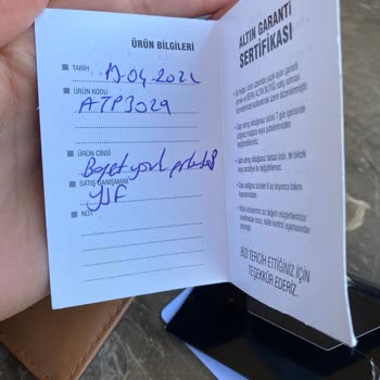 Berk Kuyumculuk (Atlantis AVM) 'tan Aldığım Yüzük İle İlgili Şikayetim