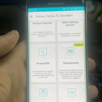 Türk Telekom Mobil Uygulamasında Yönlendirme Seçeneği Yok