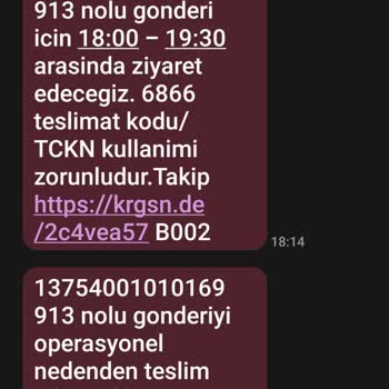 KARGOMsende Teslim Edilmeyen Kargo