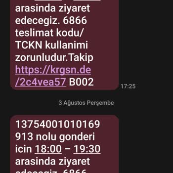 KARGOMsende Teslim Edilmeyen Kargo