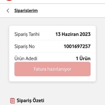 Vodafone Her Şey Yanımda Kendi İptal Ettiği Siparişin Ön Ödeme İadesi Yapmadı