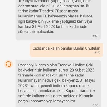Trendyol Cüzdanım Uygulaması Mağduriyet