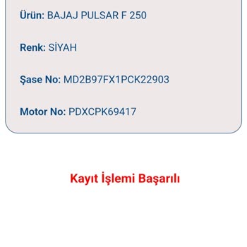 Bajaj F250 Değişim Talebi Cevap Yok