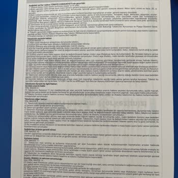 Viomi V5 Pro Değişim Talebi