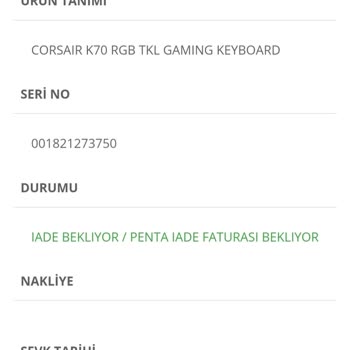 Penta Teknoloji İadenin Değişime Dönüştürülmesi