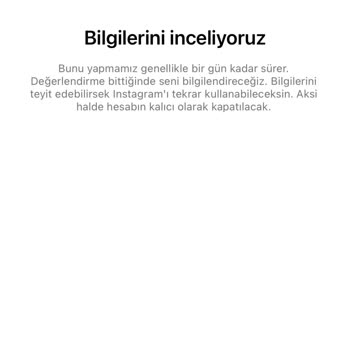 Instagram Hesabım Askıya Alındı