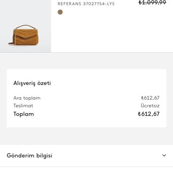 Mango Talep Dışı Sipariş İptali