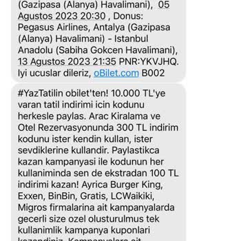 Pegasus Hava Yolları Fiyat Aldatmacası