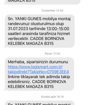 Logismart Montaj Talebi İçin Yaşanan Sorunlar