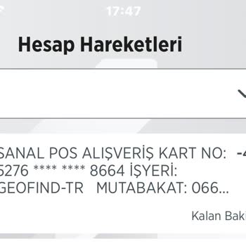 Bilgim Dışında Geofind Para Çekemezsin