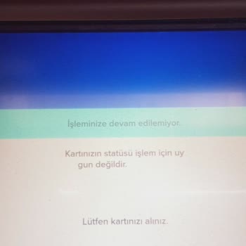 İş Bankası Kart Statüye Uygun Değil