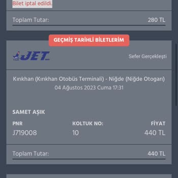 Jet Turizm Firma Terminale Giriş Yapmadı Ama Bilet Kesildi