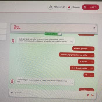 Tıkla Gelsin Eksik Ve Kusurlu Ürün