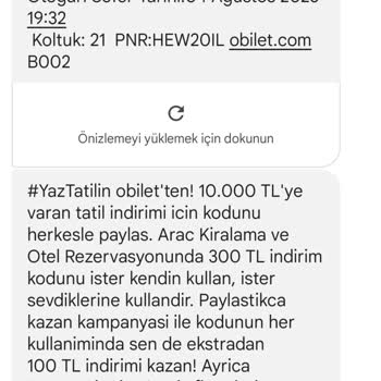 Obilet Hatalı Bilet Satışı