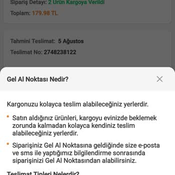 Trendyol Express Gel Ama Alama Noktası