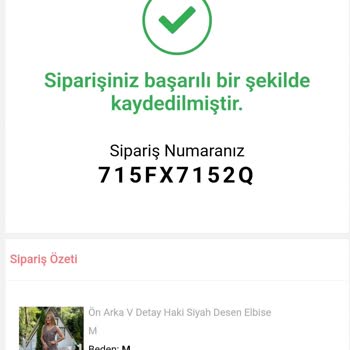 Sümeyra Moda'dan Alınan Ama Teslim Edilmeyen Ürün