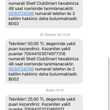 Shell Yakıt Puanları Kullanımı