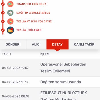 D&R Dan Vasıfsız Kargo Seçimi
