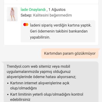 Trendyol Hadi Uygulamasında Param Gözükmüyor!
