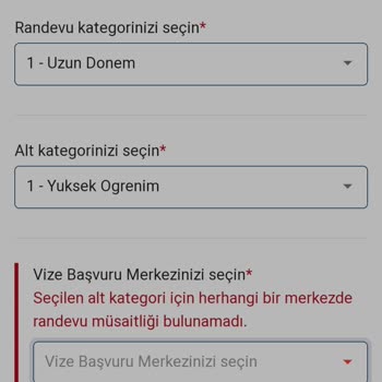 VFS Global D Öğrenci Vize Randevu Alma HKK.