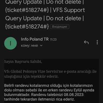 VFS Global D Öğrenci Vize Randevu Alma HKK.