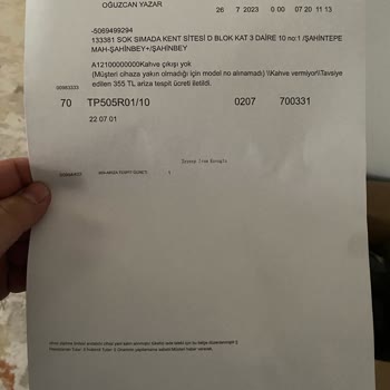 Reyontek Firması Kahve Makinesi Problemi