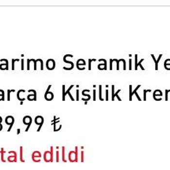 English Home Ürünü Teslim Etmedi Habersiz İptal Etti Para İadesi Yok