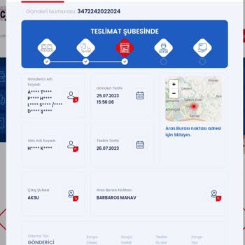 Aras Manavgat Demokrasi Şube Kargomu Vermiyor