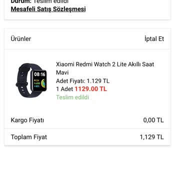 A101 Online Sipariş Hizmetinden Memnun Değilim